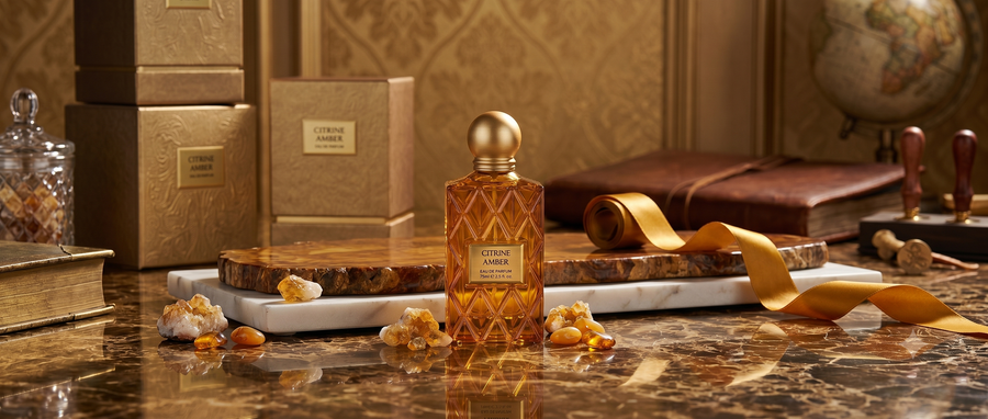 Golden Warmth: Discovering Citrine Amber EDP by Ibrahim Al Qurashi