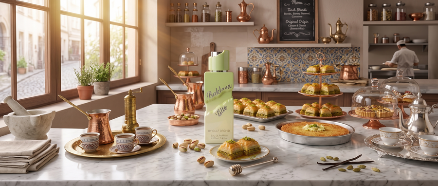 A Masterpiece of Gourmand Indulgence: Baklava Bite by Gulf Orchid