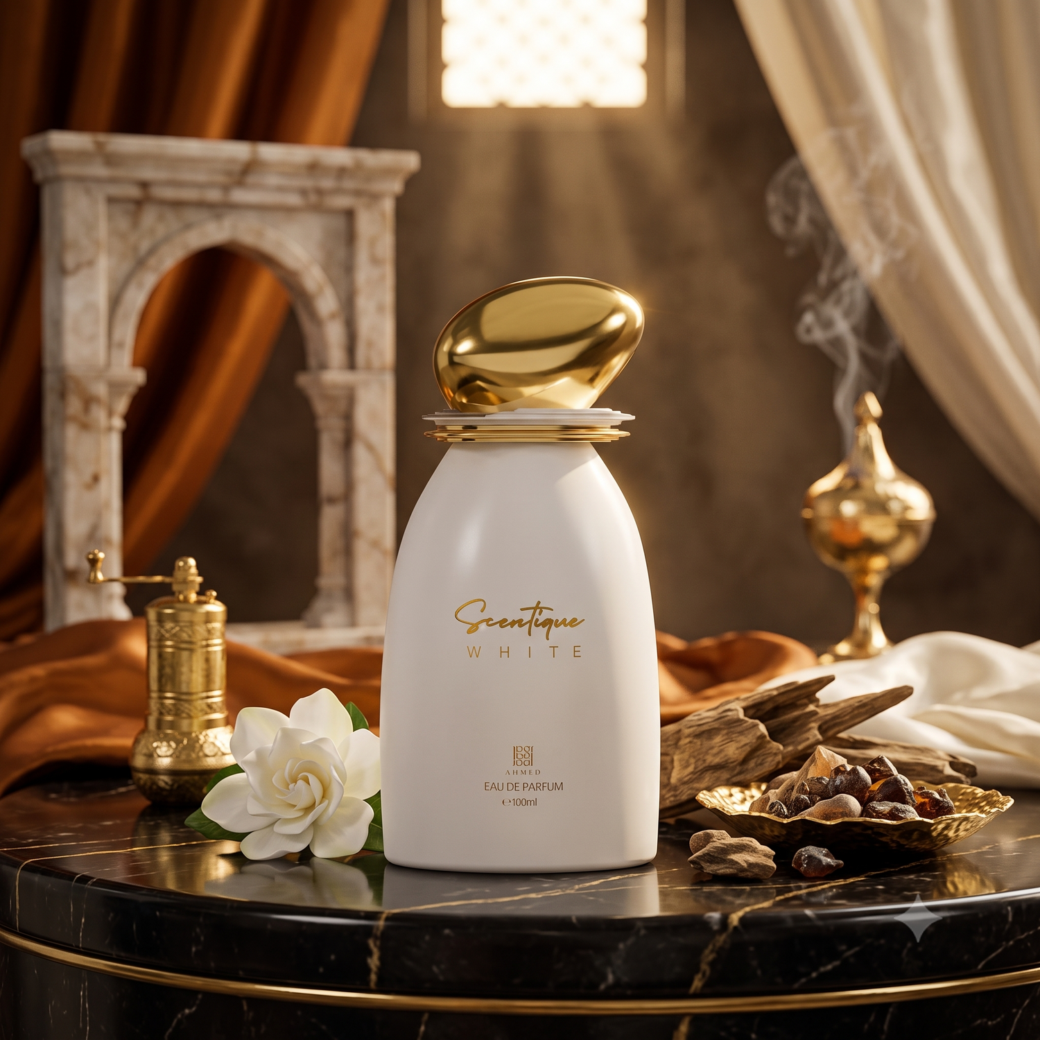 A Masterpiece of Luminous Serenity: Scentique White by Ahmed Al Maghribi