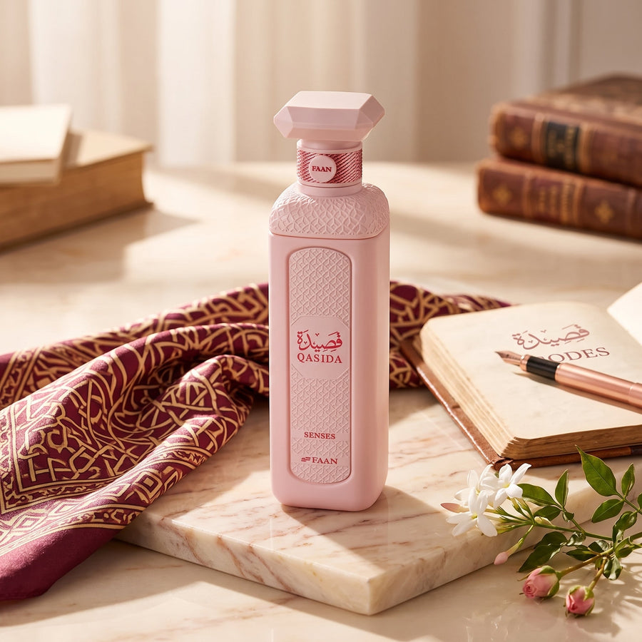 A Masterpiece of Floral-Gourmand Elegance: Qasida Senses by Faan