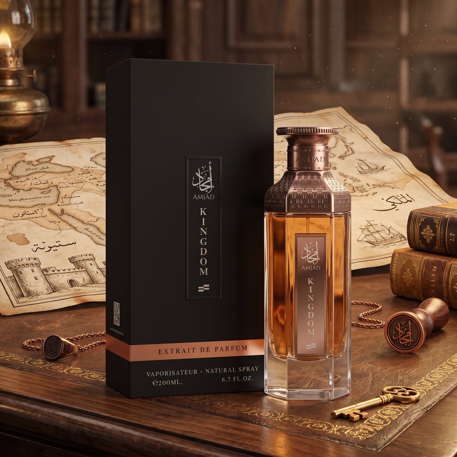 A Masterpiece of Regal Oriental Elegance: Amjad Kingdom EDP by Faan