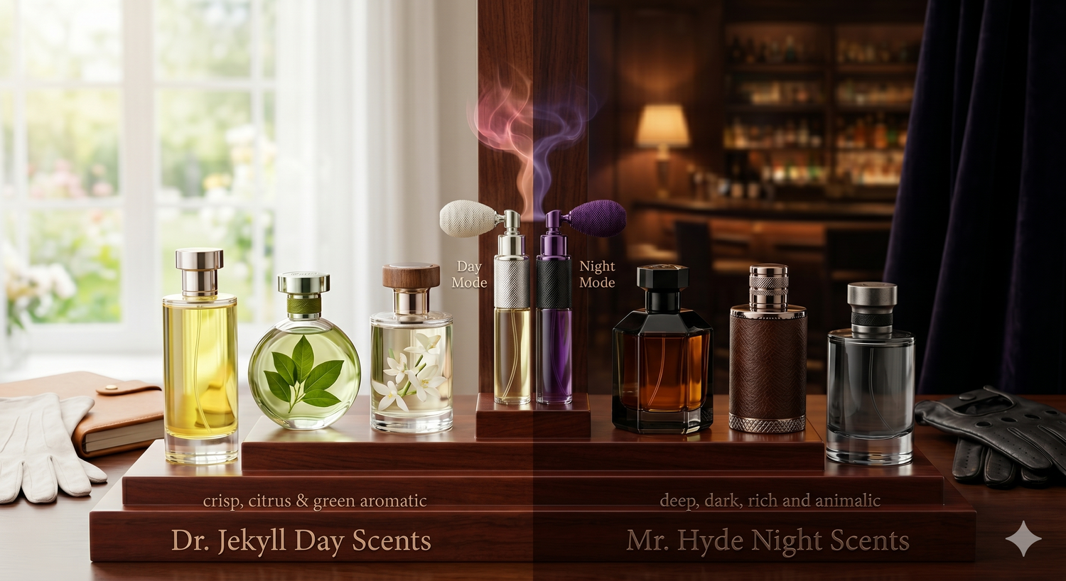 The "Jekyll and Hyde" Scent Wardrobe: Master the Day-to-Night Transformation
