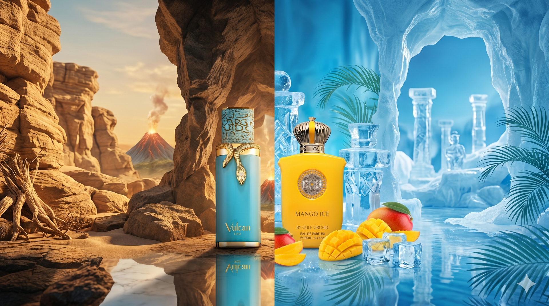 熟成済！Mango Ice (Vulcan Feu/SHL系) Mango Ice vs Vulcan Feu – 2 Tropical Perfume Icons – Royal oud