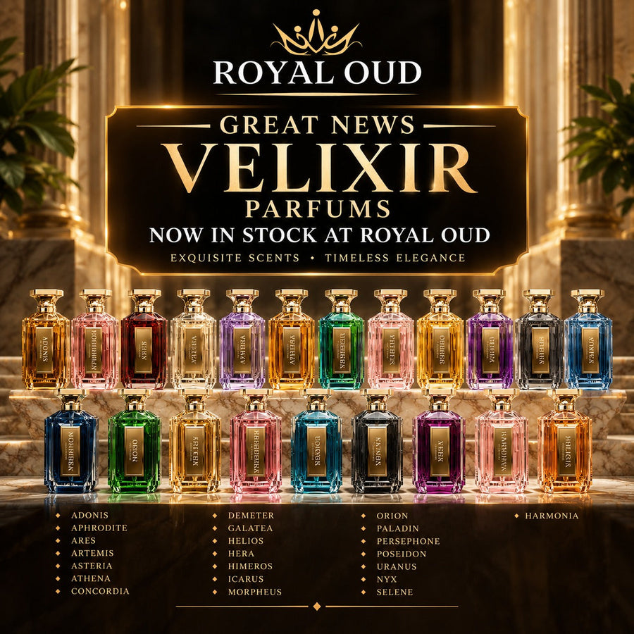 Velixir Perfumes Arrive at Royal Oud Leicester: Complete Scent Guide