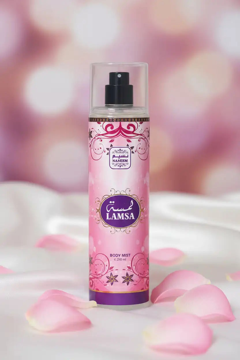 Naseem Lamsa Body Mist 250ml - Alcohol-Free Fragrance