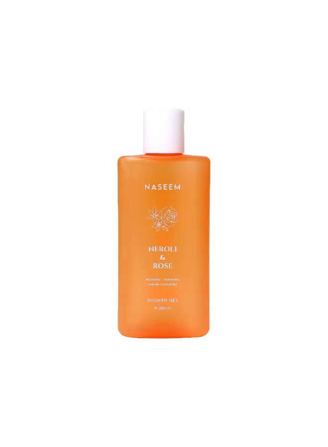 Neroli Rose Shower Gel For Men & Women - 280ML