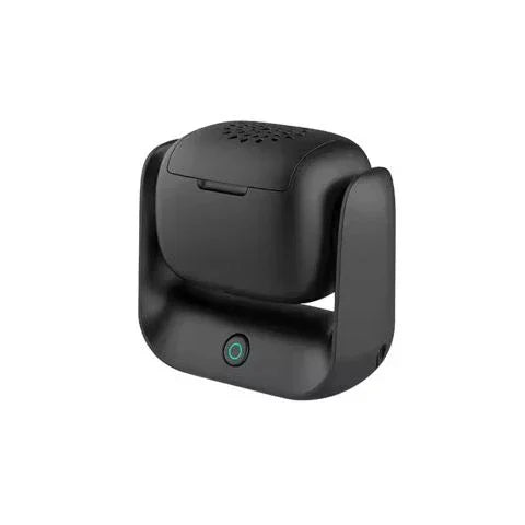 Mini Portable Rechargeable Electric Bakhoor Burner - Rotatable Matte Black Design