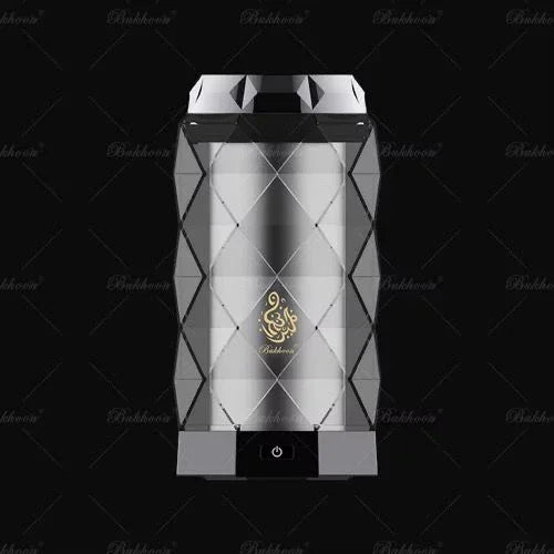 Sleek Rechargeable Electric Bakhoor Burner - Portable Geometric Design Incense Burner