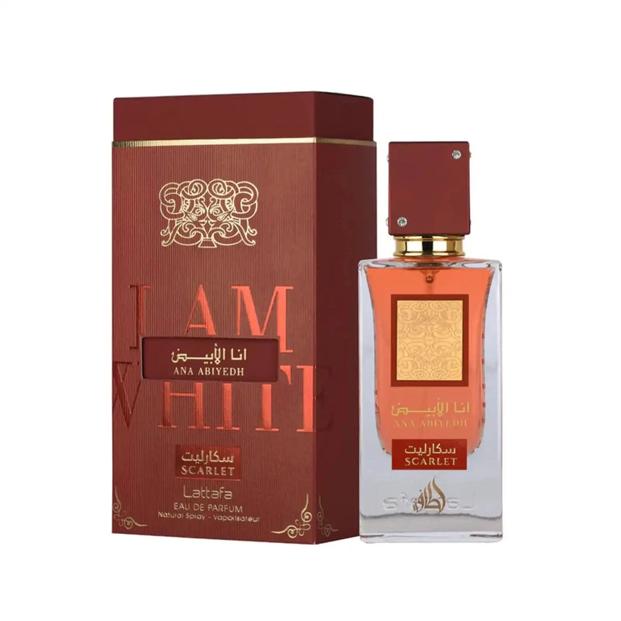 Lattafa Ana Abiyedh Scarlet EDP 60ml for Sophisticated Wear