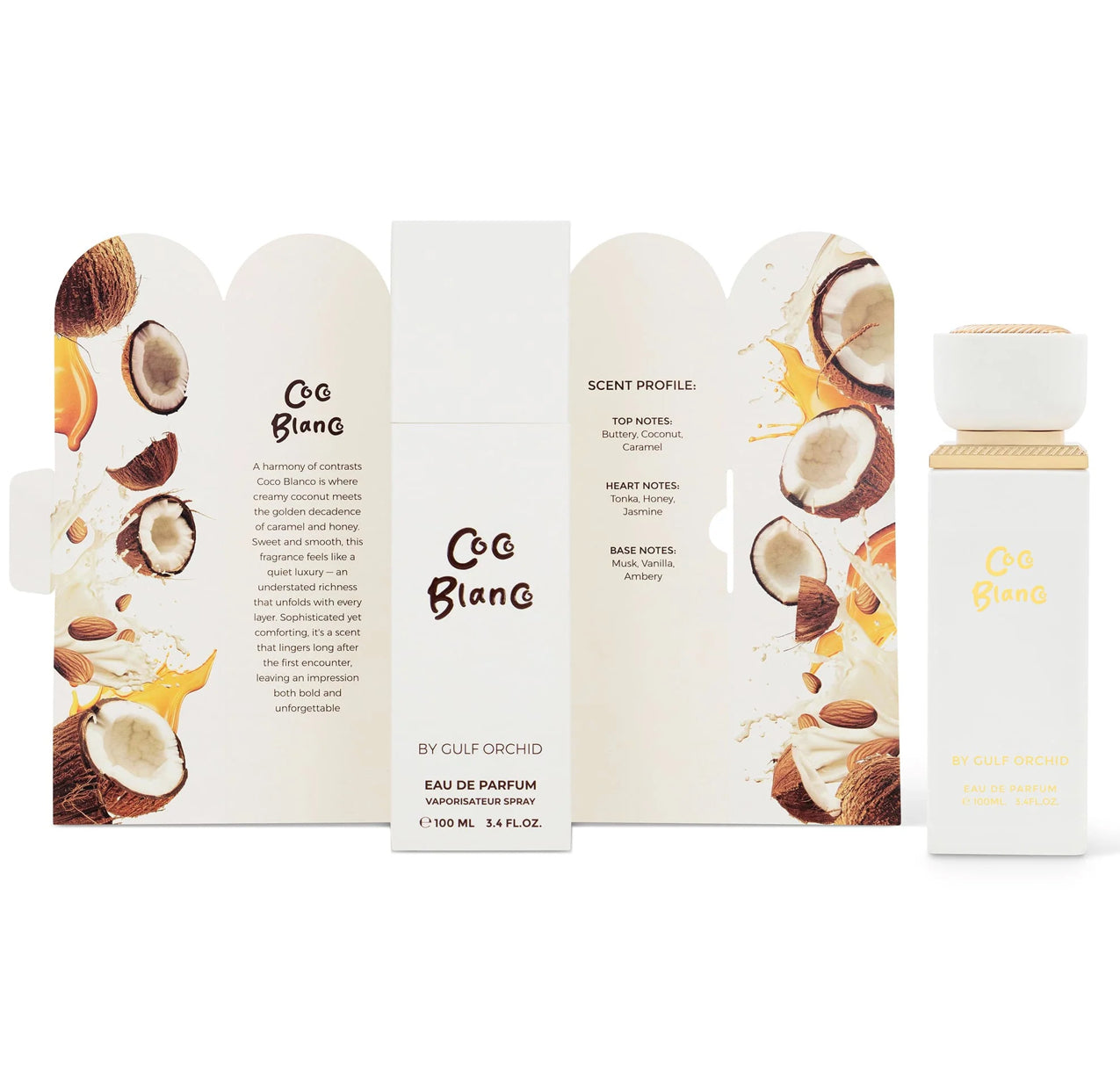 Gulf Orchid Coco Blanco EDP 100ml - Luxurious Gourmand Perfume