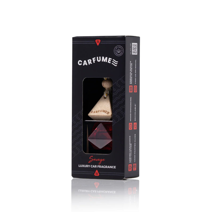Carfume Luxury Hanging Glass Diffuser - Air freshner