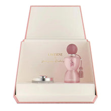 Luxury pink oud perfume gift set with decorative tassel, elegant box, and metallic lid