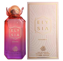 Elysia Elegance Eau de Parfum 100ml bottle with gold cap and matching perfume box
