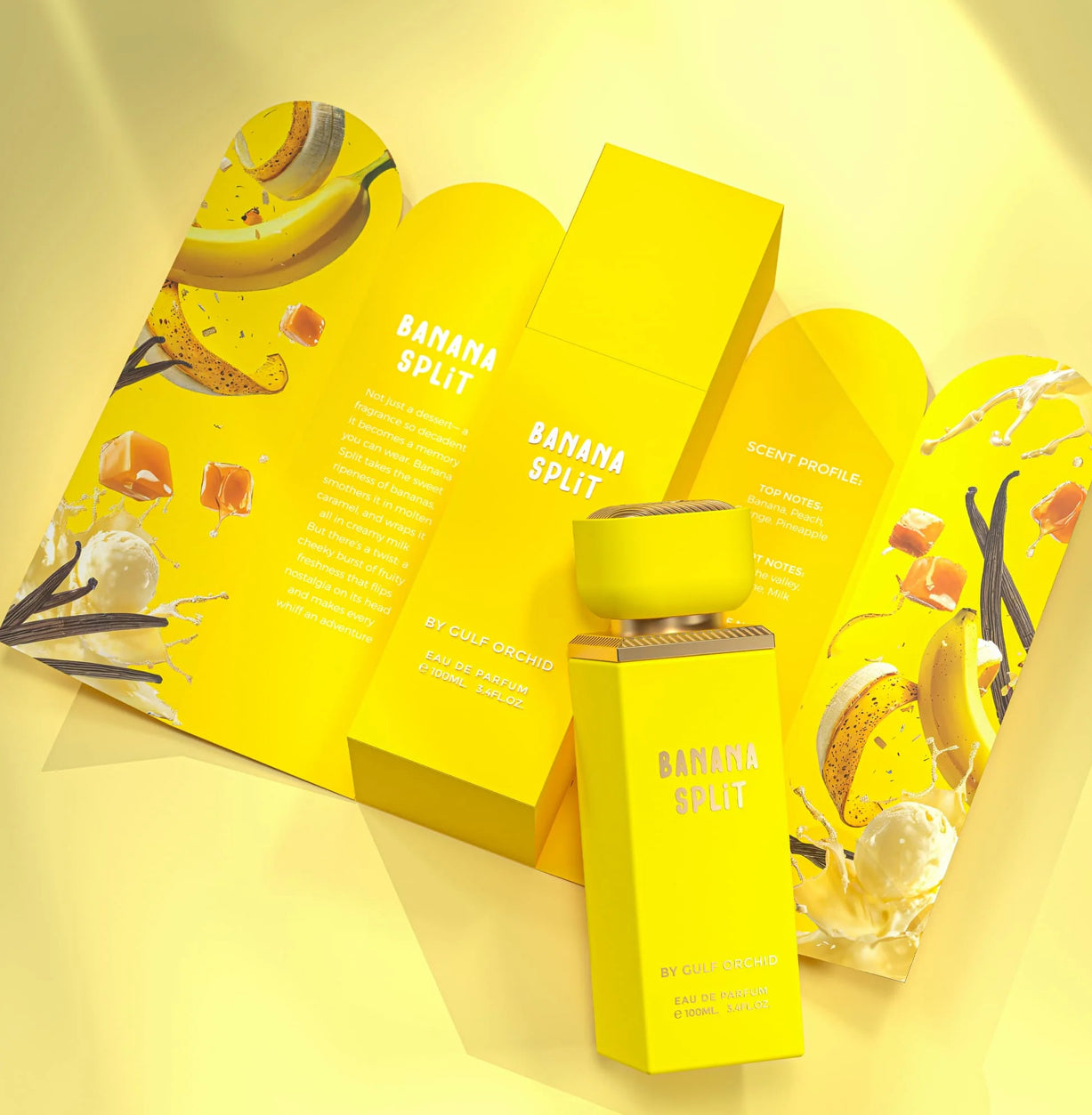 Gulf Orchid Banana Split EDP 100ml - Fruity Gourmand Perfume