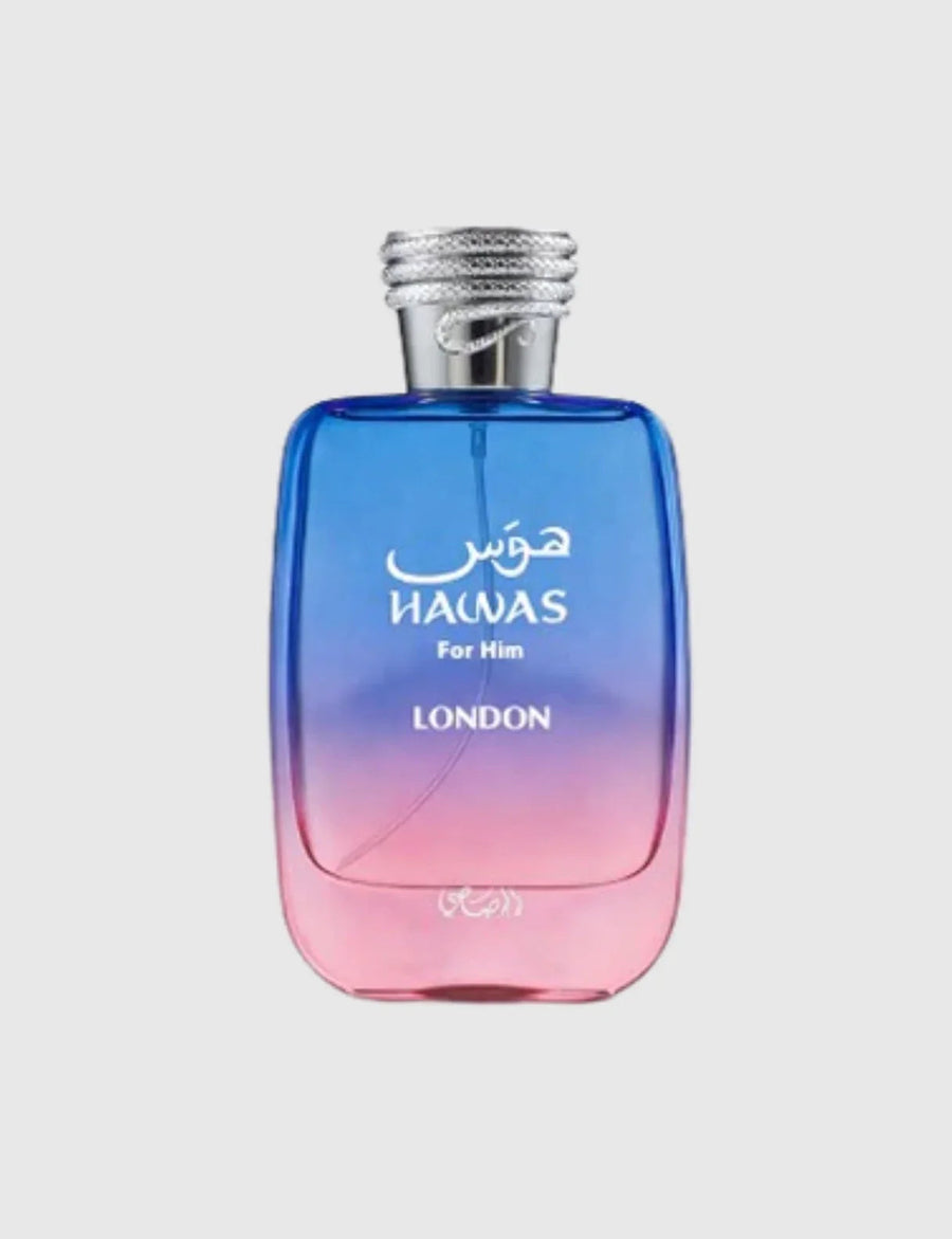 Rasasi Hawas London Perfume 100ml - Warm Floral Elegance