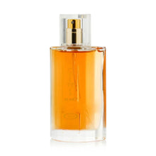 Clear glass bottle of Arabian oud perfume with gold spray cap, 50ml, on white background