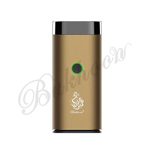 Portable Electric Rechargeable Bakhoor Burner in Gold and Black