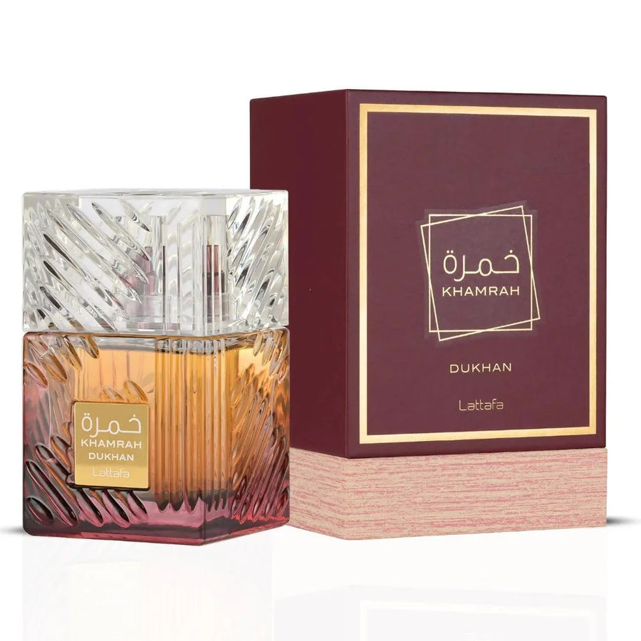 Khamrah Dukhan Perfume - Luxurious Amber & Vanilla Scent