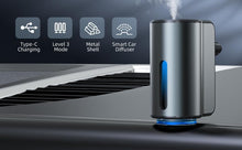 Smart Car Airs Freshener,Car Freshener Aromatherapy, USB Rechargeable Aroma Diffuser Car Air Freshener Diffuser Kit with 3PCS Oils 