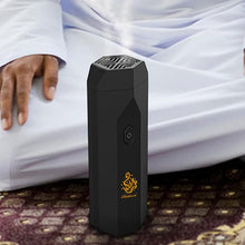 Electric Diffuser Fragrance with Hair Comb Portable Censer Incense Holder Electronic Incense Burner (Black))