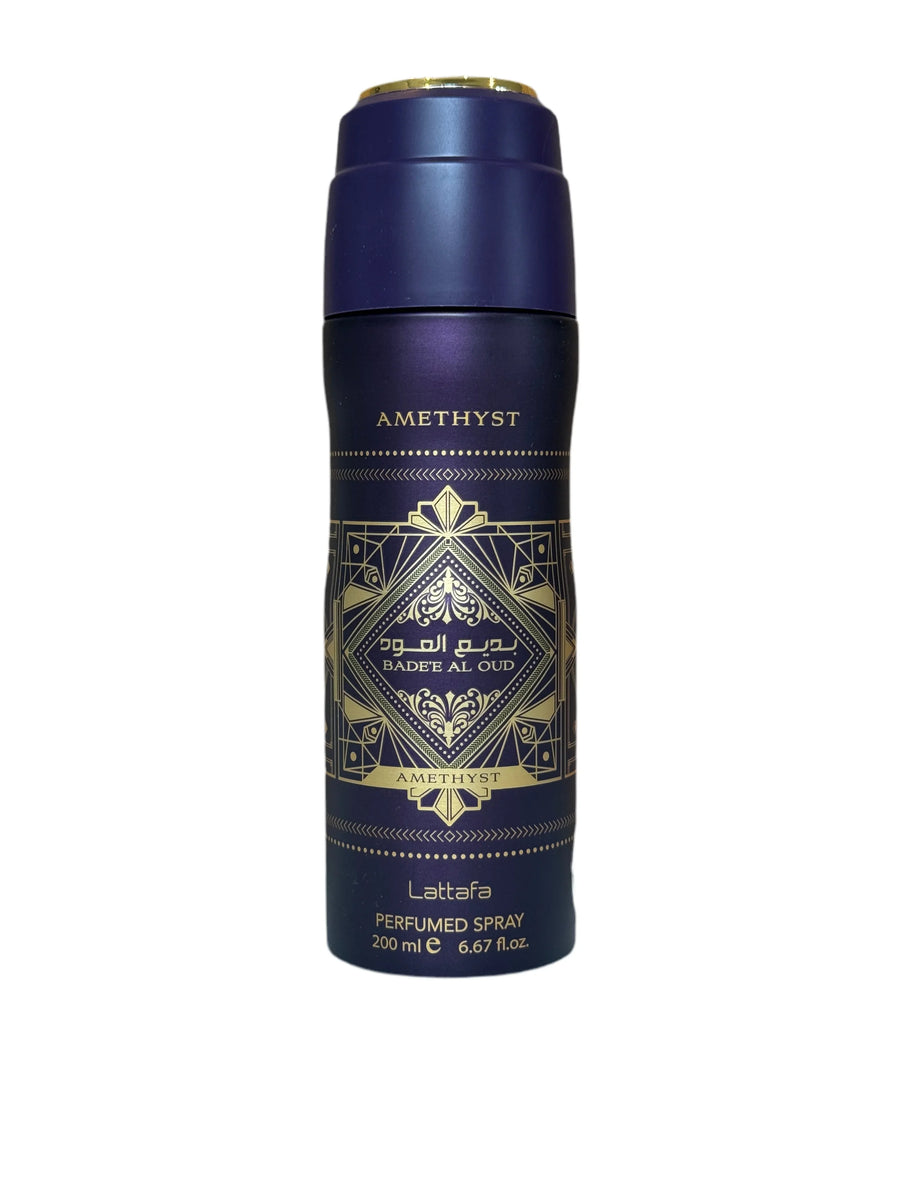 Experience Luxurious Badee Al Oud Amethyst Body Spray