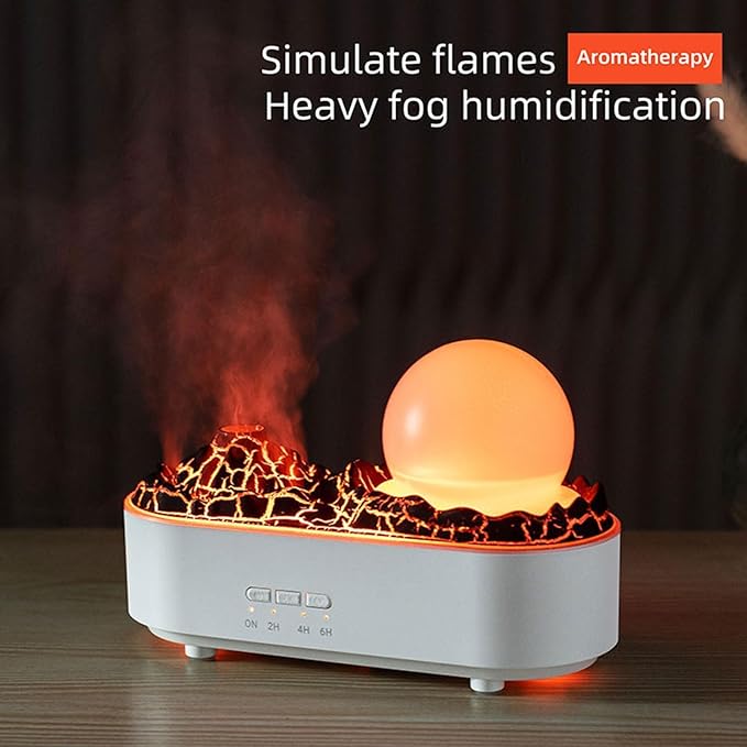 Essential Oil Diffuser, 200ML Small Aromatherapy Cool Mist Humidifier,Electric Smart Scent Diffuser Machine with 3 Colors and 3 Gear Timer,Auto Shut-off
