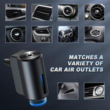 Smart Car Airs Freshener,Car Freshener Aromatherapy, USB Rechargeable Aroma Diffuser Car Air Freshener Diffuser Kit with 3PCS Oils 