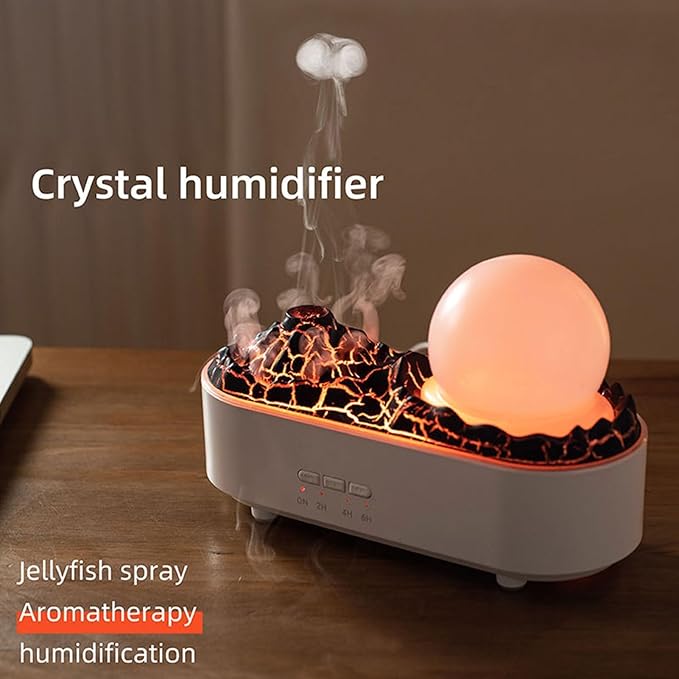 Essential Oil Diffuser, 200ML Small Aromatherapy Cool Mist Humidifier,Electric Smart Scent Diffuser Machine with 3 Colors and 3 Gear Timer,Auto Shut-off