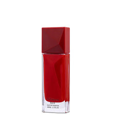 Habanera Red Eau de Parfum 80ml bottle, luxury Arabian oud perfume with red geometric cap.