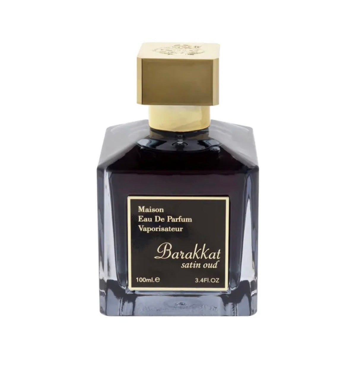 Barakkat Eau De Parfum bottle on a white background