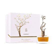 Aurora Scents Deciduous Summer perfume box with gold tree design