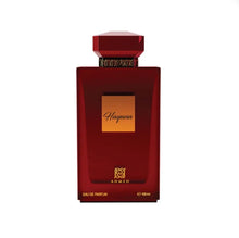 Red Hayana Arabian oud perfume bottle with gold label, 100ml Eau de Parfum