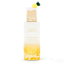 Tahiti Colada by Gulf Orchid Eau de Parfum bottle with yellow gradient and pineapple cap