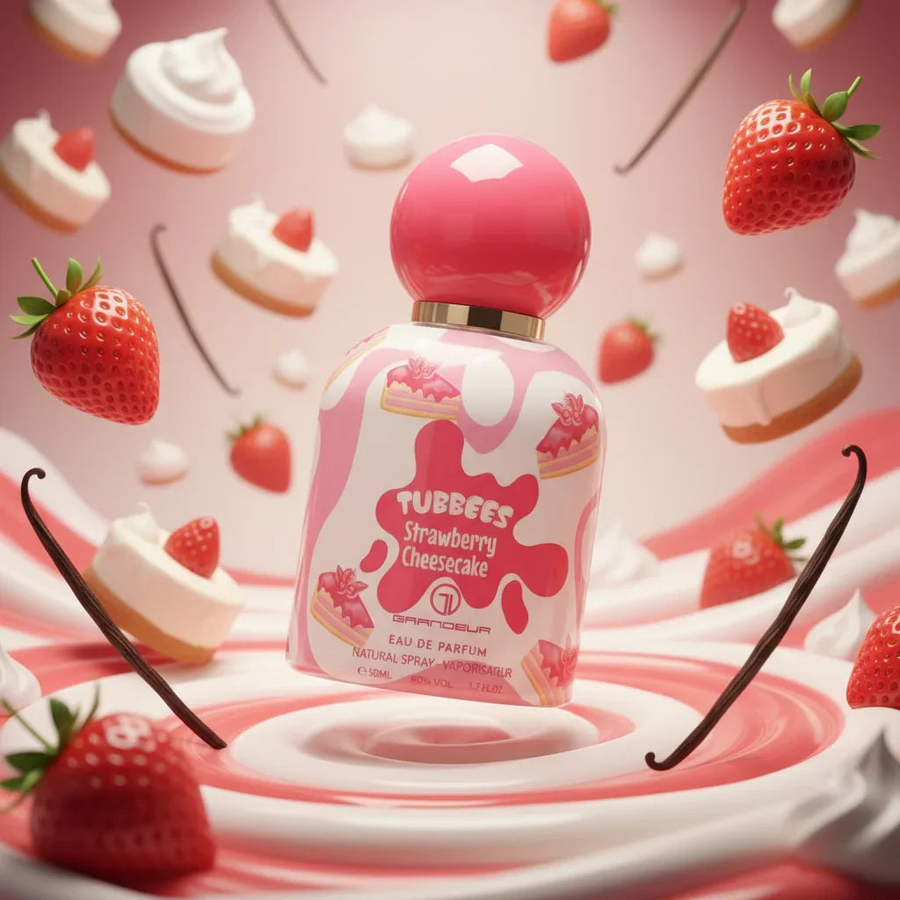 Indulge in TUBBEES Strawberry Cheesecake 50ml EDP Luxury
