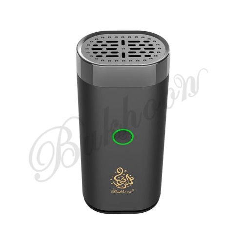 Portable Electric Rechargeable Bakhoor Burner in Gold and Black