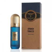 Spanish Tobacco perfume bottle and box, luxury Arabian fragrance, 100ml extrait de parfum