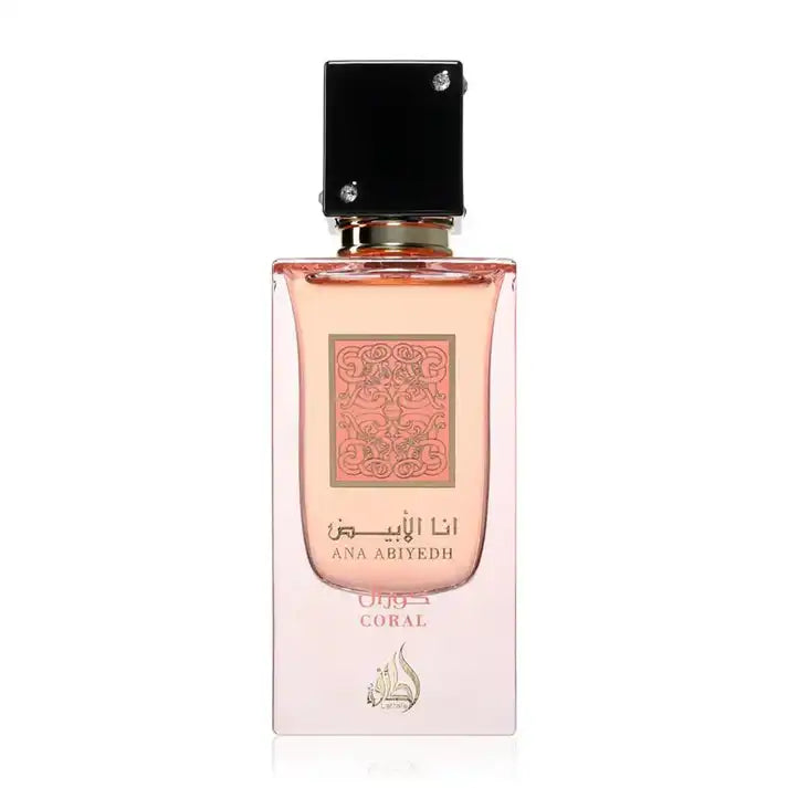 Lattafa Ana Abiyedh Coral EDP 60ml for Daily Sophistication