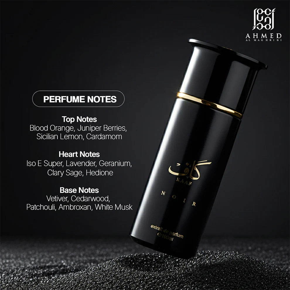 Kaaf Noir Extrait de Parfum - 100ML by Ahmed al Maghribi