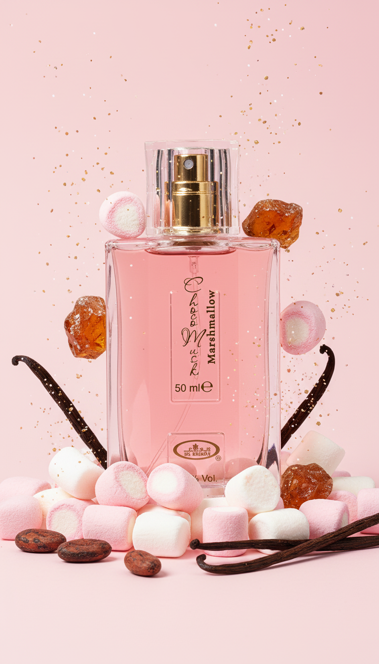 Marshmallow by Al Rehab 50ml EDP Unisex – Strawberry, Vanilla & Cacao