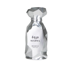 Arabiyat Prestige Marwa Arabian oud perfume in faceted silver bottle