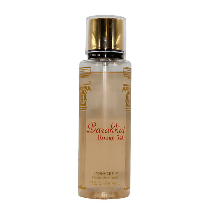 Barakkat Rouge 540 Body Mist 250ml by Fragrance World