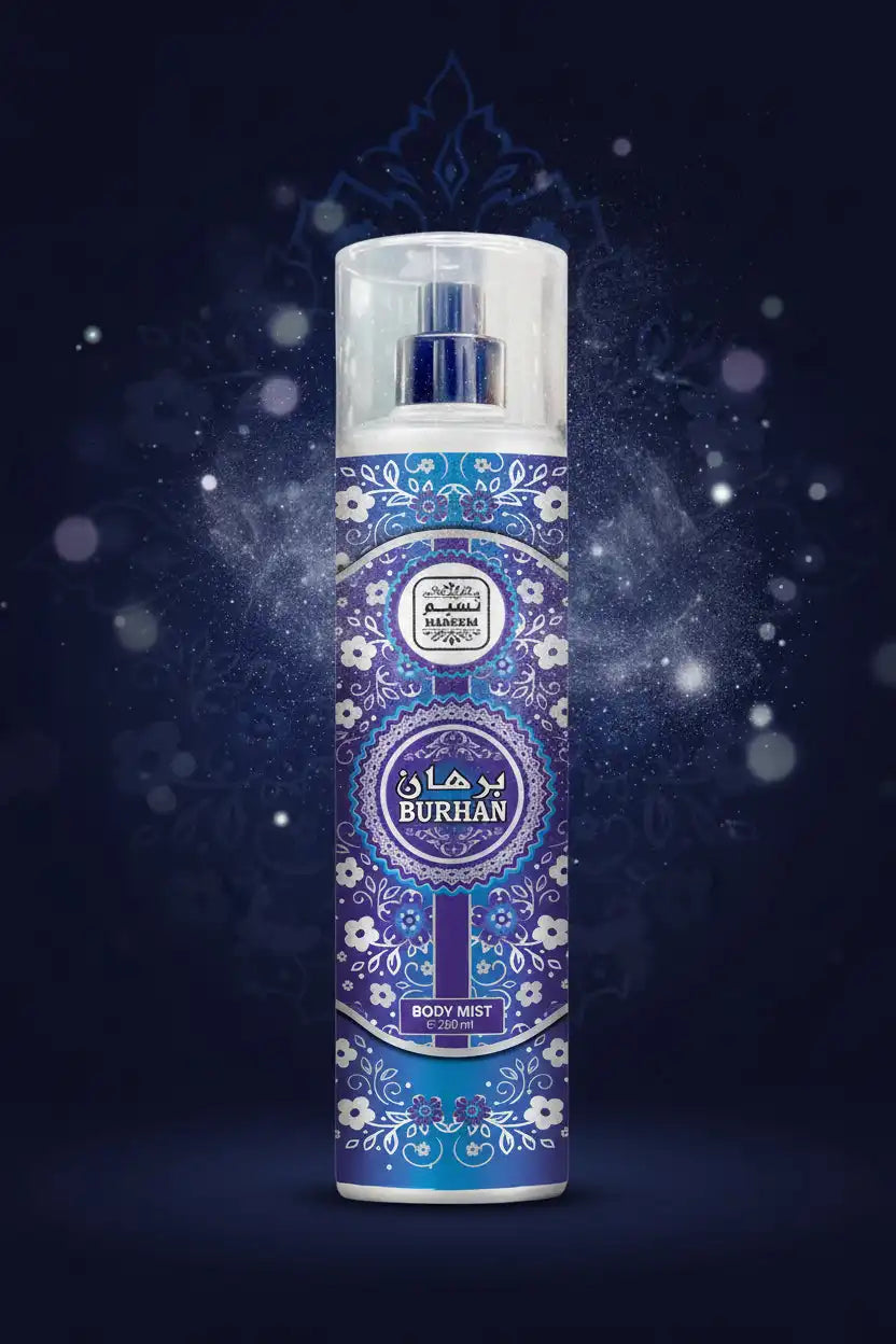 Burhan Non Alcoholic Body Mist 250 ML - By Naseem