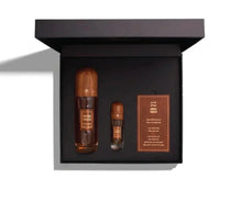 Luxury Arabian perfume gift set with Vintage Tobacco bottles in black box