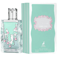 Sugar Me Candy Floss perfume bottle and box, pastel mint design, 100ml eau de parfum