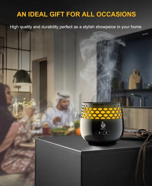 Modern Electric Bakhoor Burner in Gd/Black