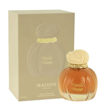 Maison Asrar Vanilla Voyage eau de parfum bottle and box, oriental perfume, 100ml