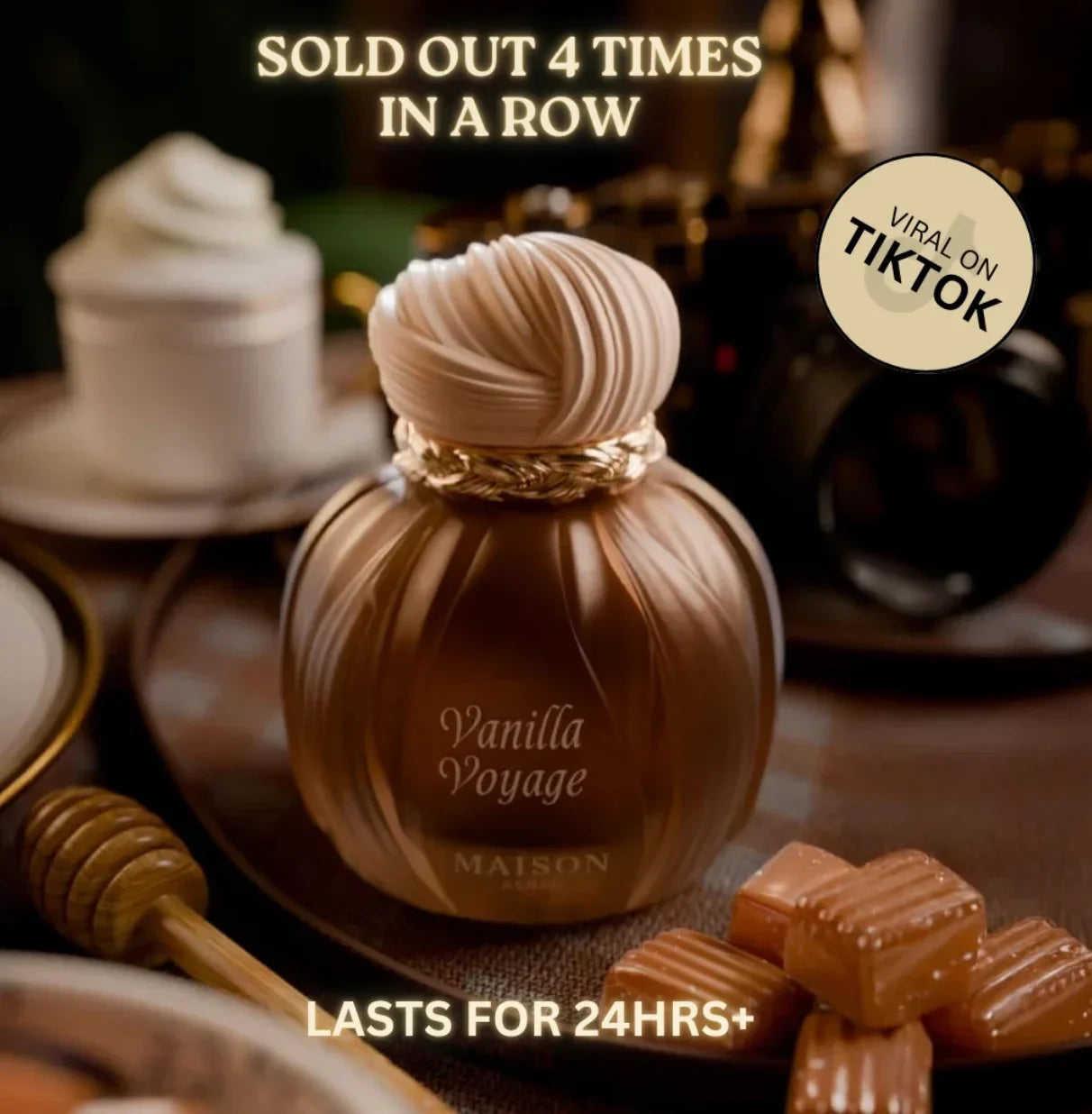 Maison Asrar Vanilla Voyage - Gourmand Vanilla Fragrance 