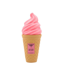 Arabiyat Sugar Cotton Blush perfume bottle shaped like a pink ice cream cone on white background