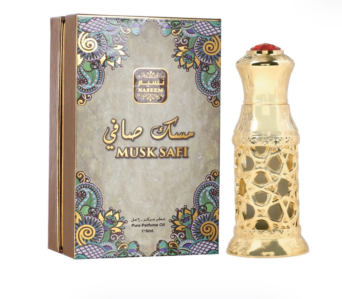 Musk Safi 6ml - Premium Arabian Perfume Oil by Naseem