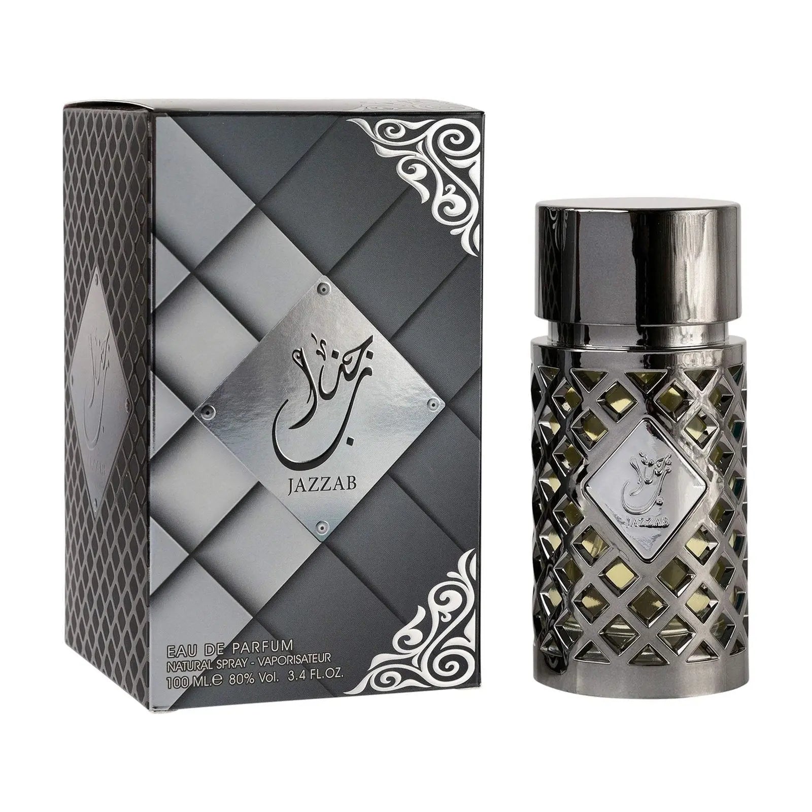 Jazzab Silver by Ard Al Zaafaran 100ml EDP Unisex – Citrus, Rose & Oud